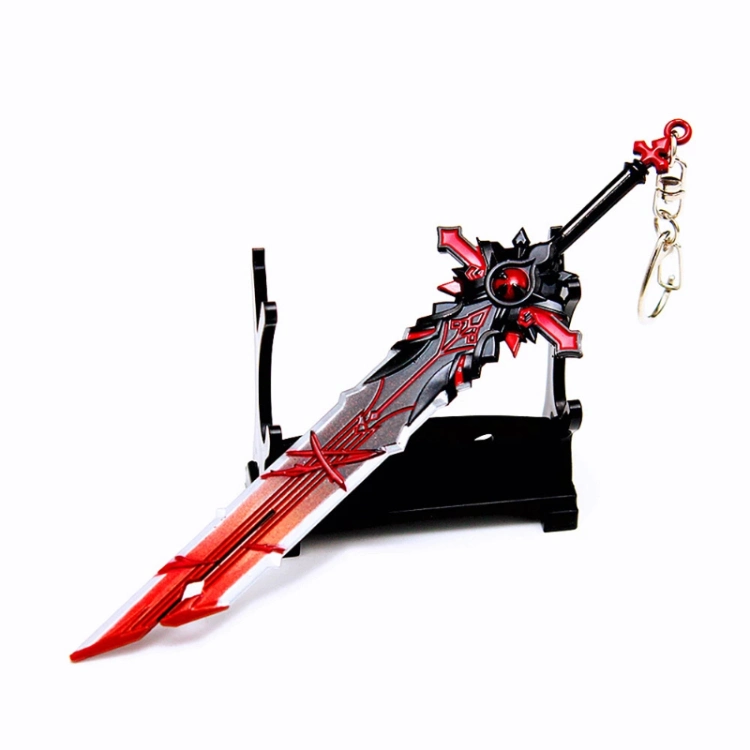 Factory Price Custom Genshin Cosplay Weapons Skyward Blade Gifts Collections Genshin Impact Sword Keychains